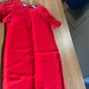 Liz Claiborne red dress (belt included)